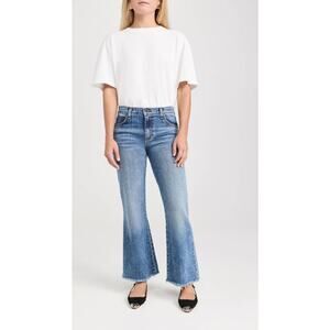 ASKK NY Petite Geek Flared Leg Jeans in Tracker 25